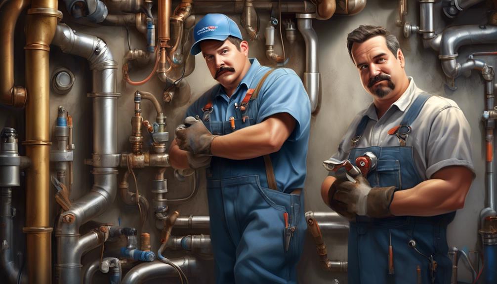 experienced plumbers with advanced tools and techniques